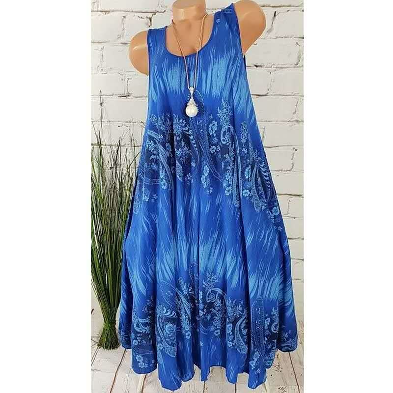 Mouwloze dames zomerjurk (CassieDress™) in levendige kleur, comfortabel en stijlvol voor elke gelegenheid.