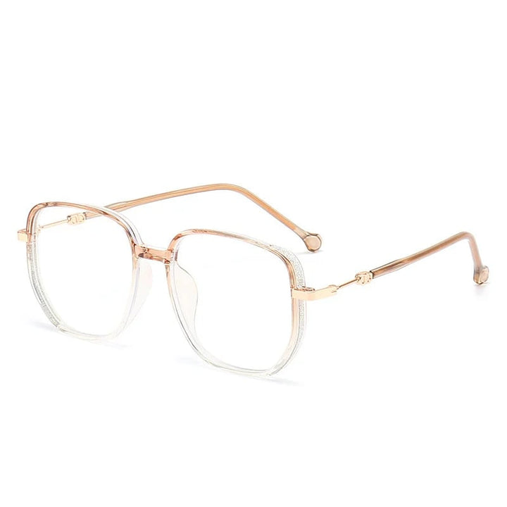Multifocale leesbril Livia met anti-blauw licht filter, ideaal voor dames en heren, beschermt ogen en verbetert zicht.