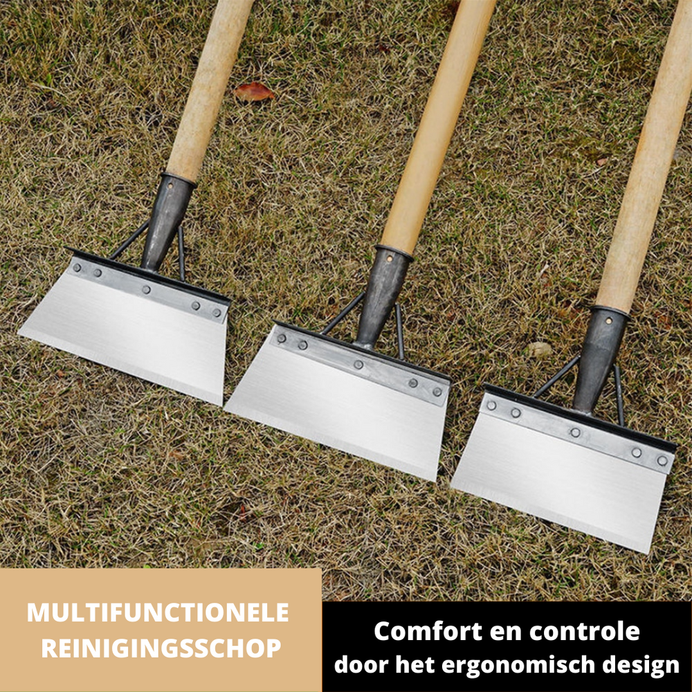 Compacte tuinschep, ideaal voor het planten en verpotten. Essentieel handgereedschap voor tuinieren.