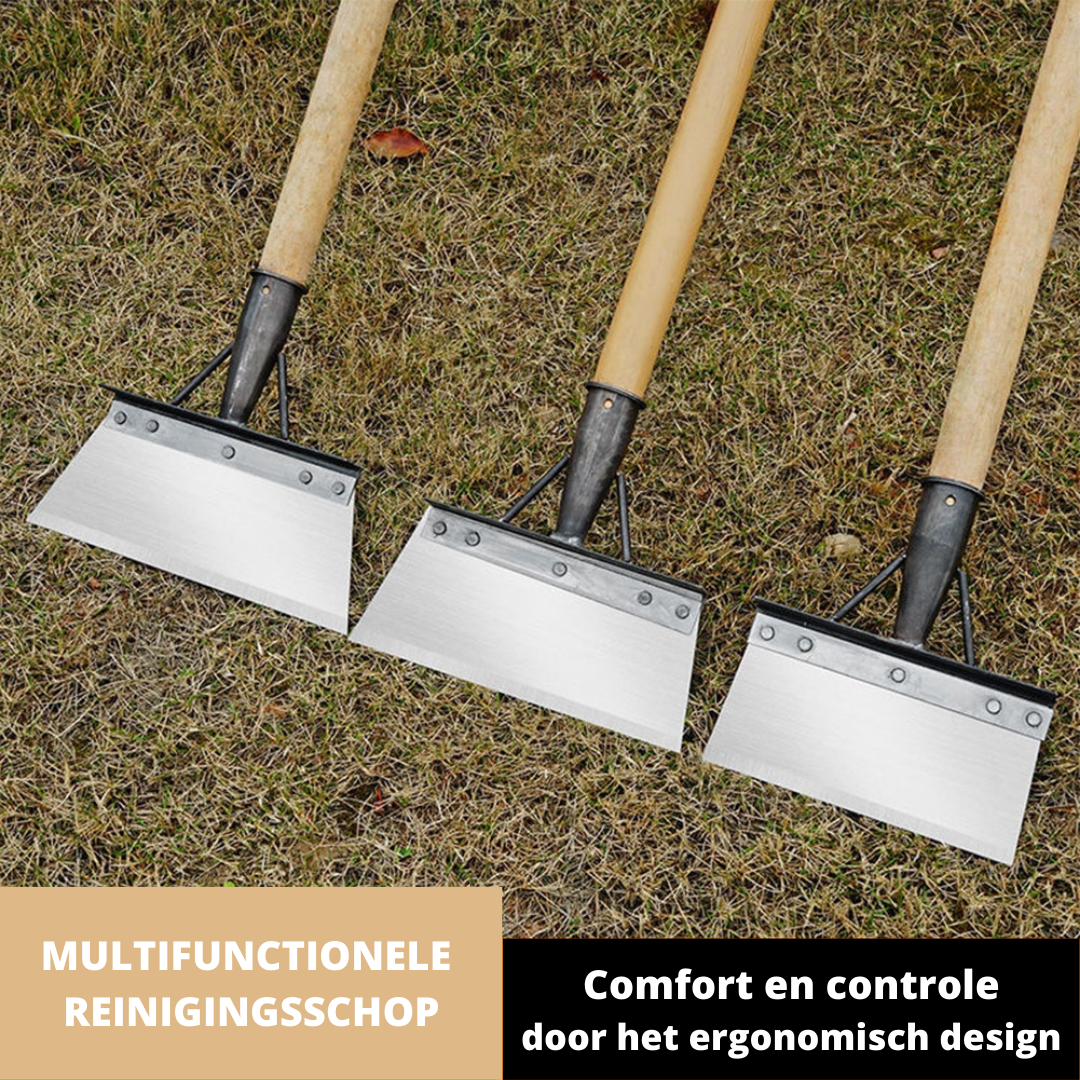 Compacte tuinschep, ideaal voor het planten en verpotten. Essentieel handgereedschap voor tuinieren.