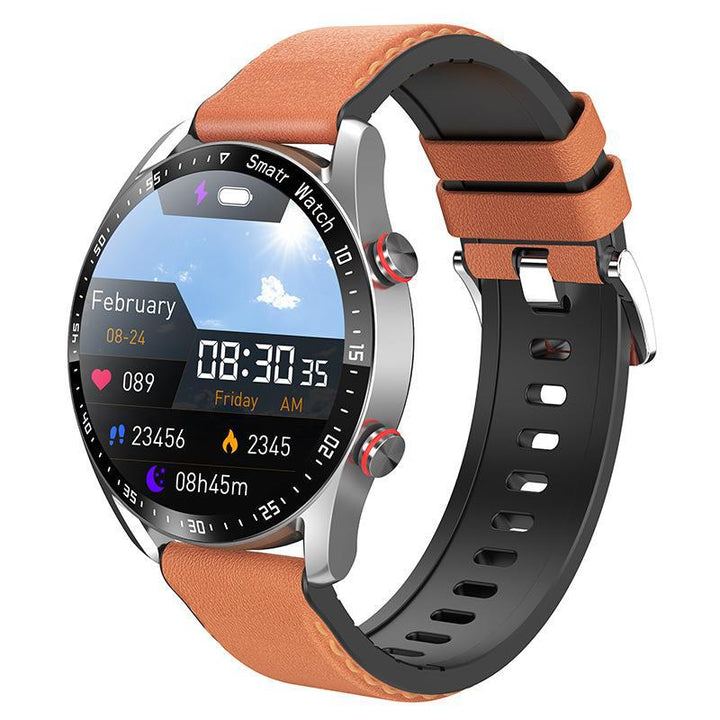 Smartwatch met 1,45-inch display, bloedsuiker- en hartmonitoring; ideaal voor gezondheidsbewuste gebruikers.