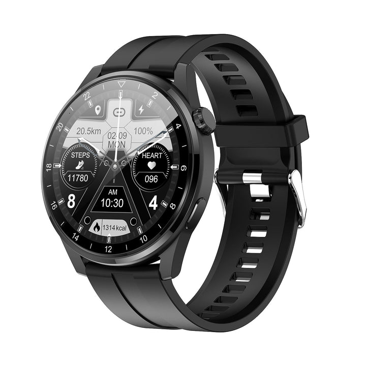 Smartwatch met 1,45-inch display, bloedsuiker- en hartmonitoring; ideaal voor gezondheidsbewuste gebruikers.