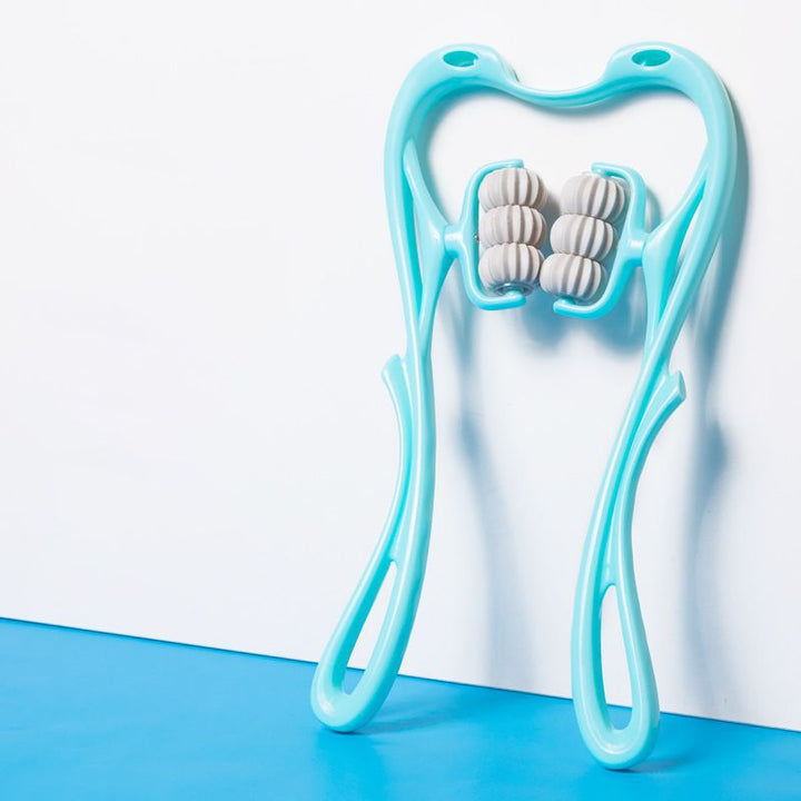 Nekmassageroller, ergonomisch ontwerp, verlicht nek- en schouderpijn, ideaal voor thuis en onderweg