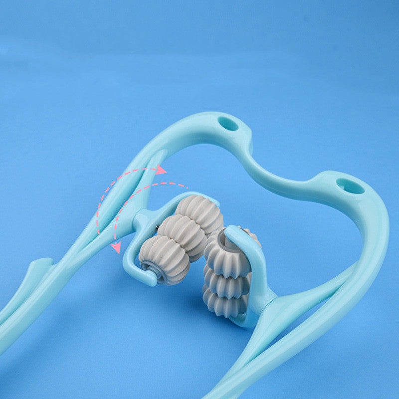 Nekmassageroller, ergonomisch ontwerp, verlicht nek- en schouderpijn, ideaal voor thuis en onderweg