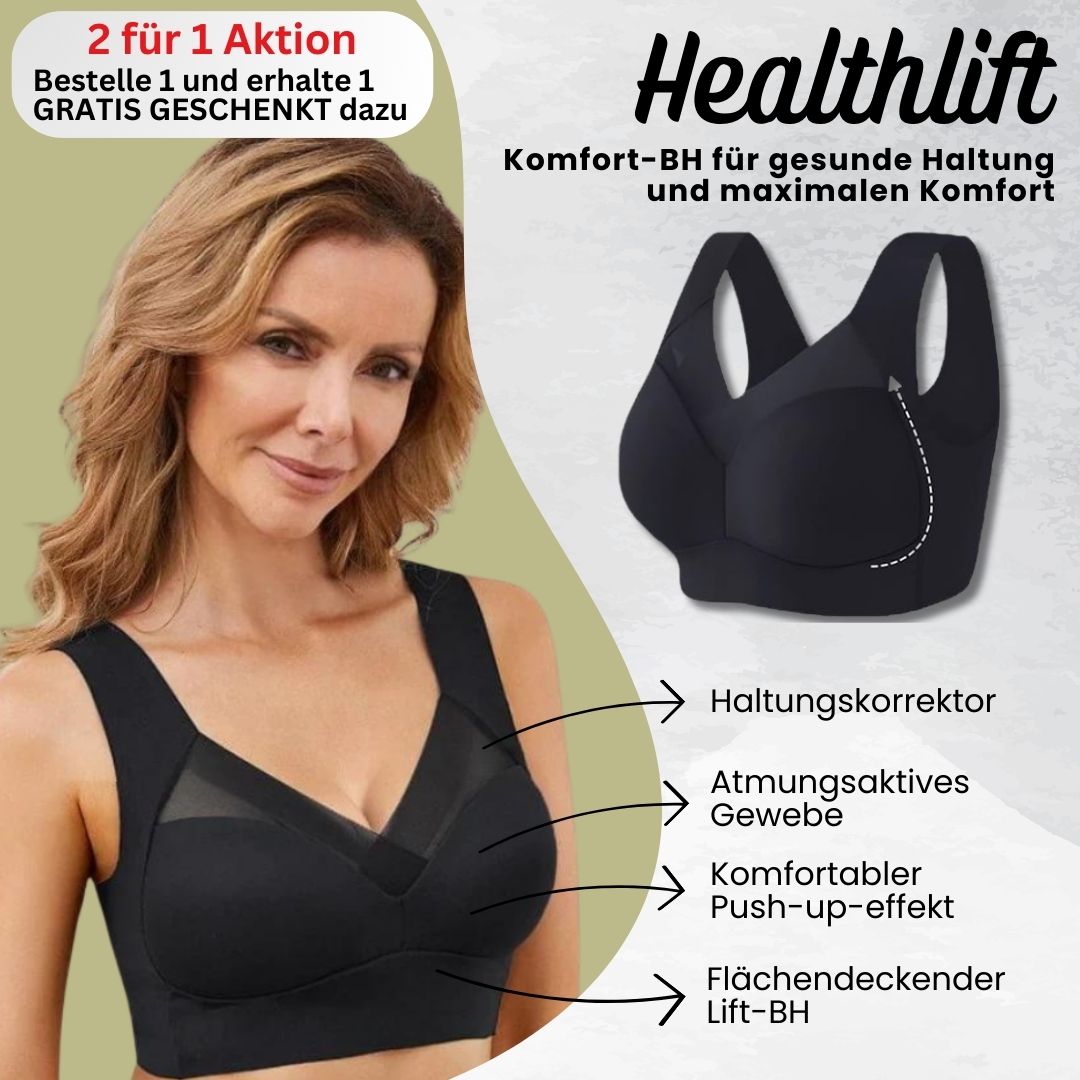 Naadloze beugelloze comfortbeha in nudekleur aan de zijkant, met ademende stof voor een betere houding, op een witte achtergrond.