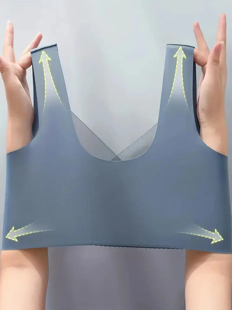 Naadloze comfort bh voor dames in diverse kleuren zoals beige, grijs, koffie, marineblauw en zwart – glad ontwerp zonder naden