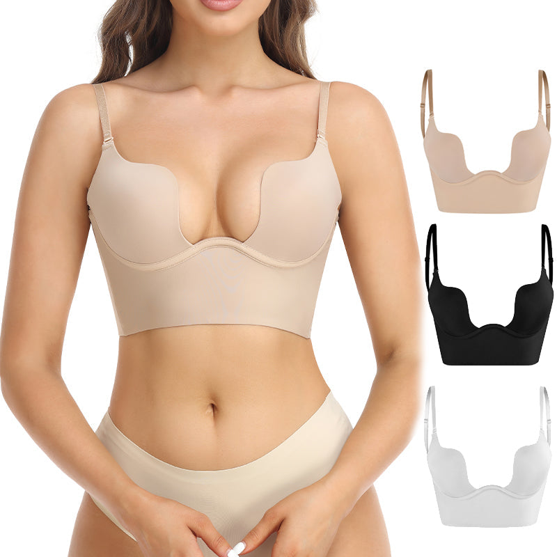 Naadloze rugvrije BH voor dames, perfect voor rugvrije outfits, onzichtbare ondersteuning