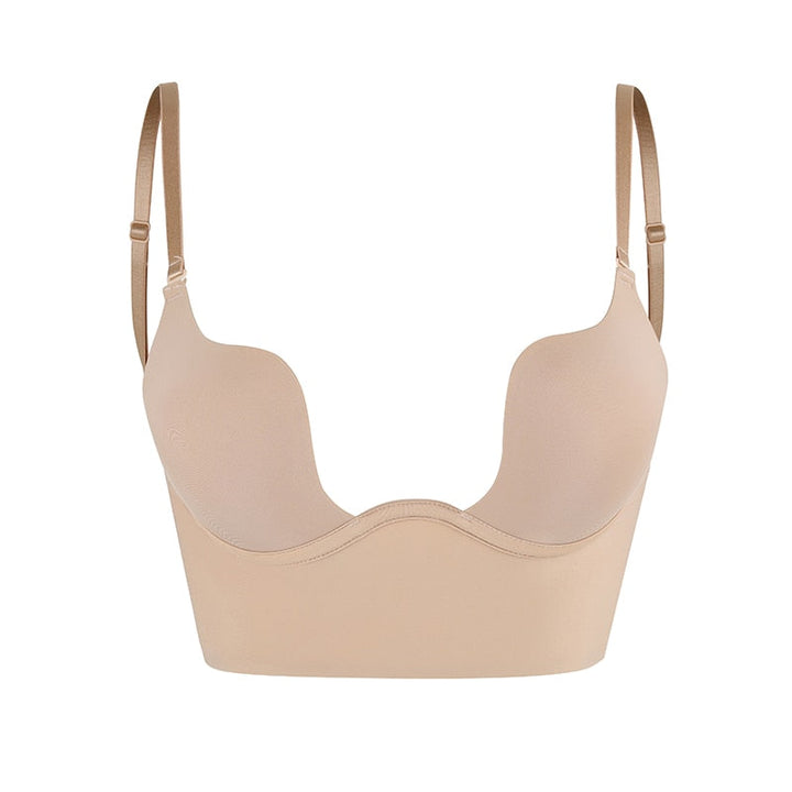 Naadloze rugvrije BH voor dames, perfect voor rugvrije outfits, onzichtbare ondersteuning