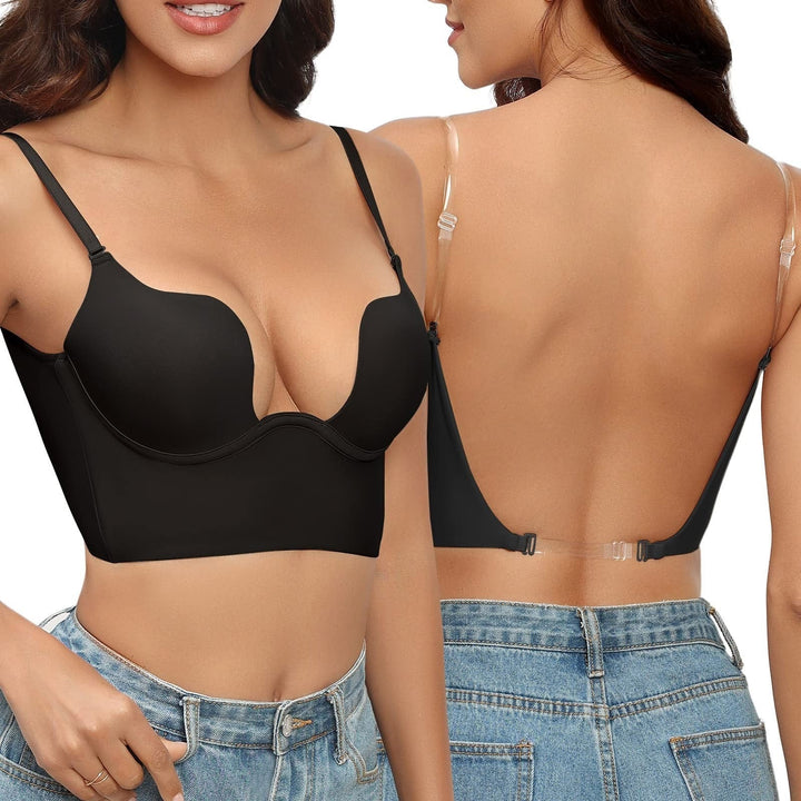 Naadloze rugvrije BH voor dames, perfect voor rugvrije outfits, onzichtbare ondersteuning