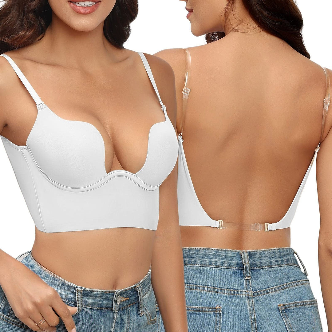 Naadloze rugvrije BH voor dames, perfect voor rugvrije outfits, onzichtbare ondersteuning