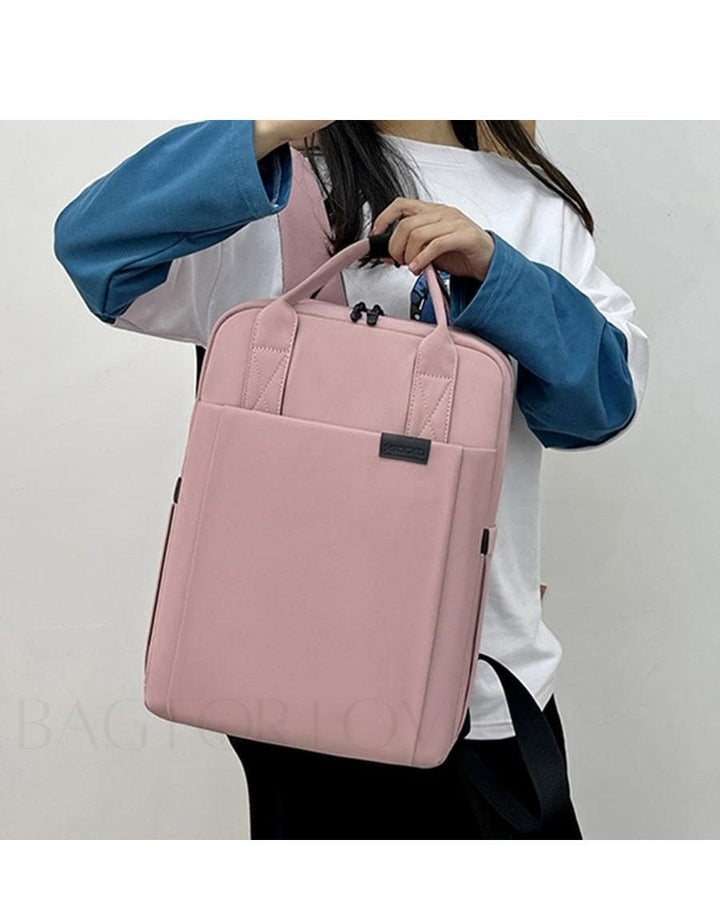Compacte Nexor waterdichte laptoprugzak met ergonomisch design, comfortabel voor langdurig dragen.