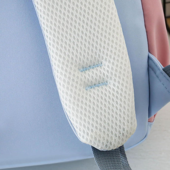 Moderne Nivora studenten schooltas set: stijlvolle rugzak met grote capaciteit, etui en handige tas.