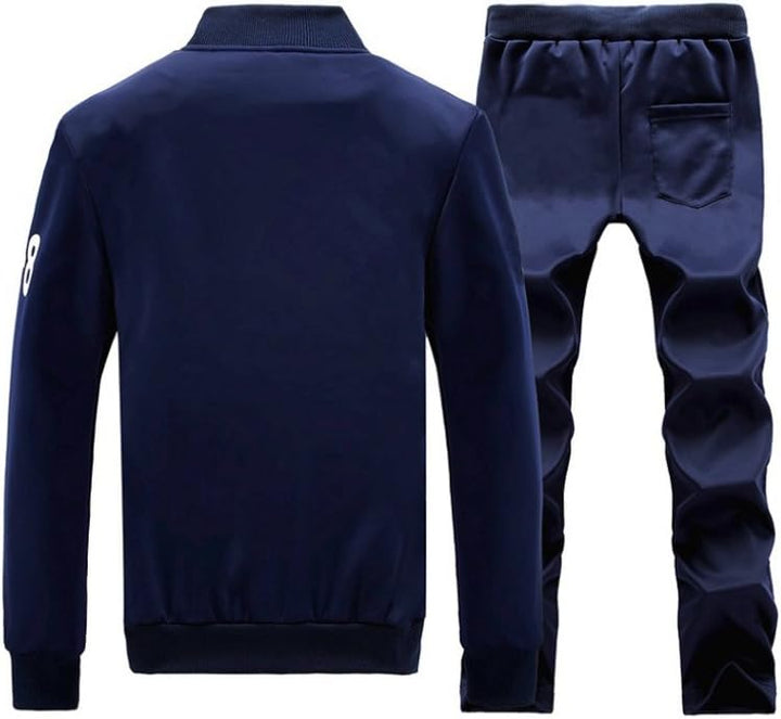 Comfortabel heren trainingspak Noah, polyester, perfect voor een actieve en casual look.