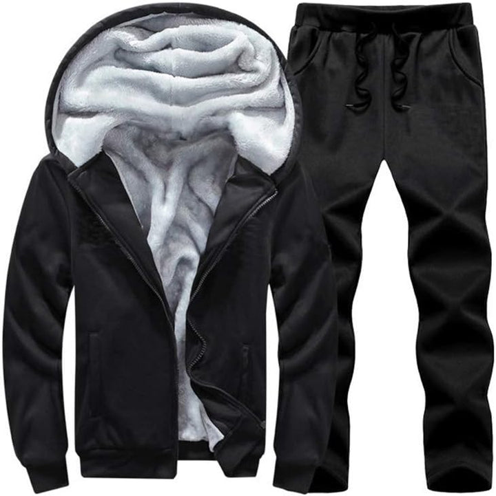 Flexibel heren trainingspak Noah, ademend polyester. Ideaal voor fitness en ontspanning.