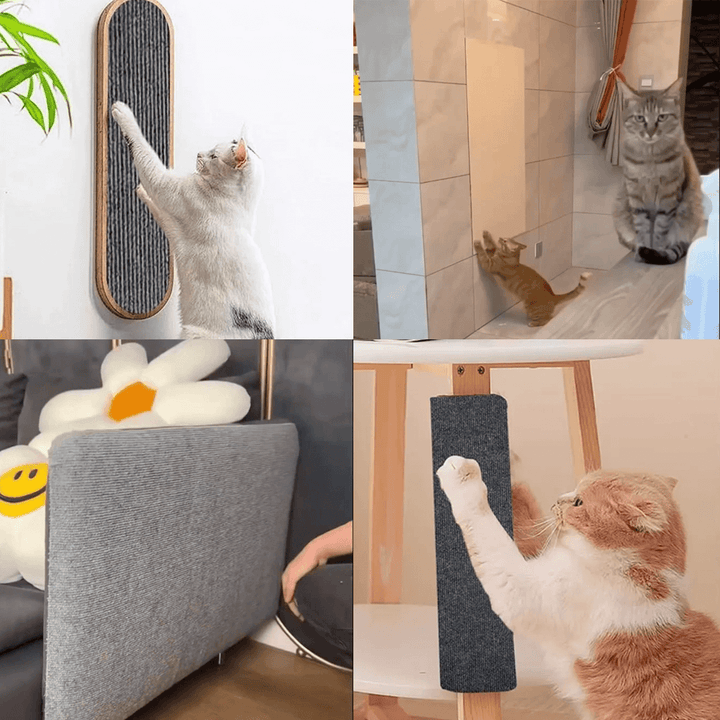 SilkGuard krabbescherming: onzichtbare, zelfklevende folie voor meubels tegen kattenkrassen.