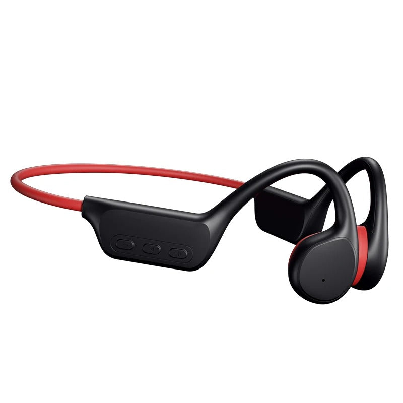Open-ear hoofdtelefoon SafeSound voor veilig sporten, ideaal voor hardlopen en fietsen met omgevingsbewustzijn.