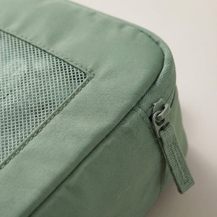 Georganiseerd inpakken met OrgaSwift set: slimme pakzakken voor kleding en toiletartikelen tijdens je reis.