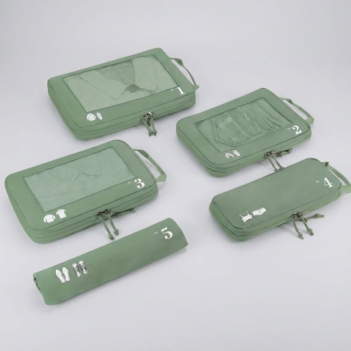 Compacte OrgaSwift organizers voor maximaal gebruik van je kofferruimte. Essentieel voor de georganiseerde reiziger.