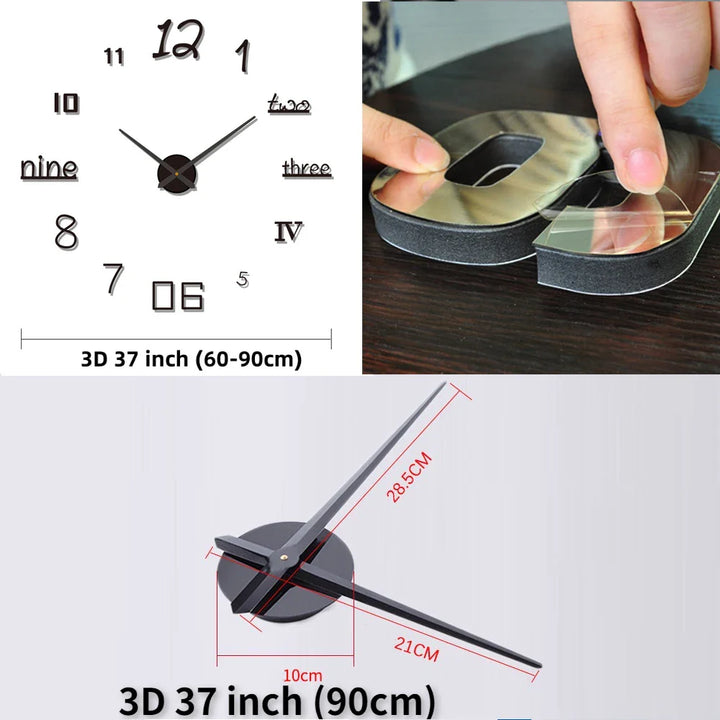 Originele design wandklok met creatieve stijl, stil mechanisme en veelzijdige kleuropties voor een individuele sfeer.