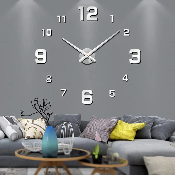 Originele design wandklok met creatieve stijl, stil mechanisme en veelzijdige kleuropties voor een individuele sfeer.