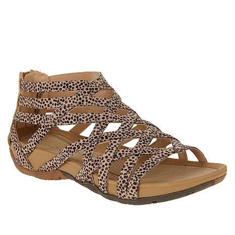 Orthopedische dames sandalen, beige, met antislip en ademende zool, ideaal voor comfort en stijlvolle elegantie.