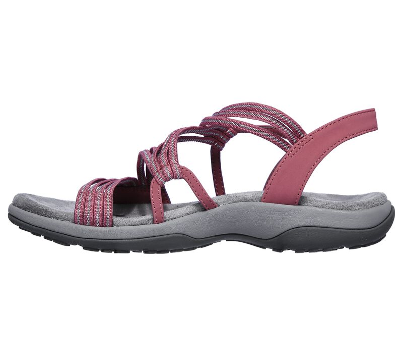 Orthopedische dames sportsandalen, beige, met verstelbare bandjes, anatomisch voetbed en voetboogondersteuning.