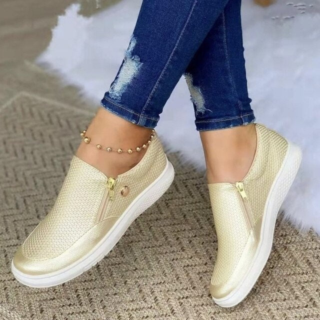Orthopedische damesschoenen met modern design, ademend, plat, ideaal voor comfort en stijl in het dagelijks leven.