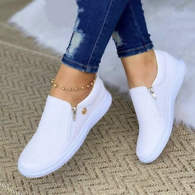 Orthopedische damesschoenen met modern design, ademend, plat, ideaal voor comfort en stijl in het dagelijks leven.
