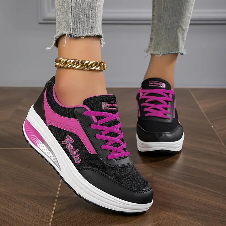 Comfortabele orthopedische damesschoenen in blauw, ideaal voor een sportieve look en gezonde voeten.
