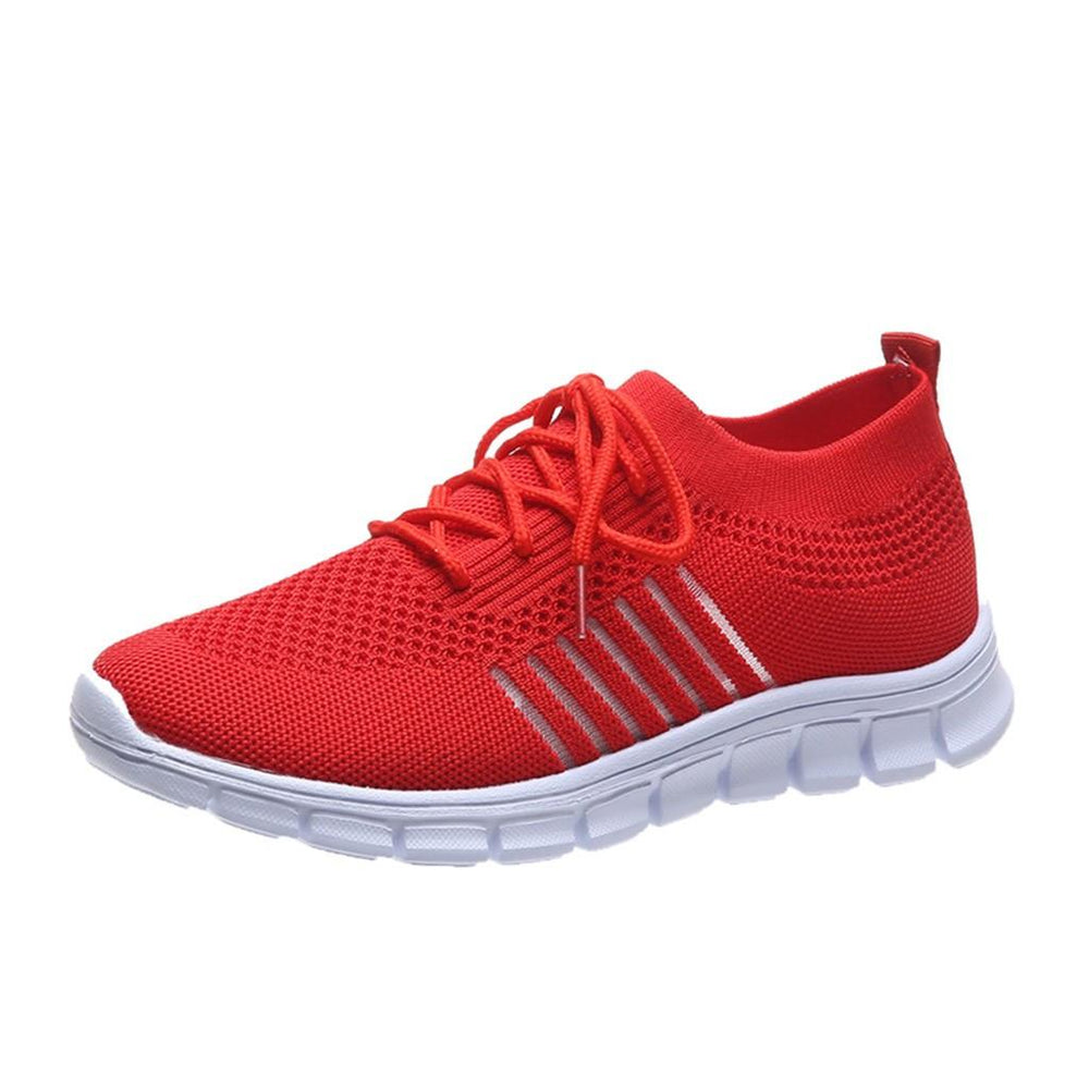 Orthopedische damessneakers, roze, zijaanzicht, ergonomische zool, ademend materiaal, stijlvol en ondersteunend