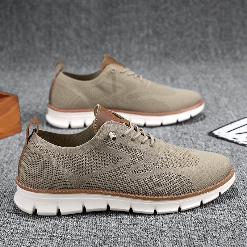 Orthopedische vrijetijdsschoenen voor heren, ademend mesh, dempende zool, elegant ontwerp in tijdloze stijl