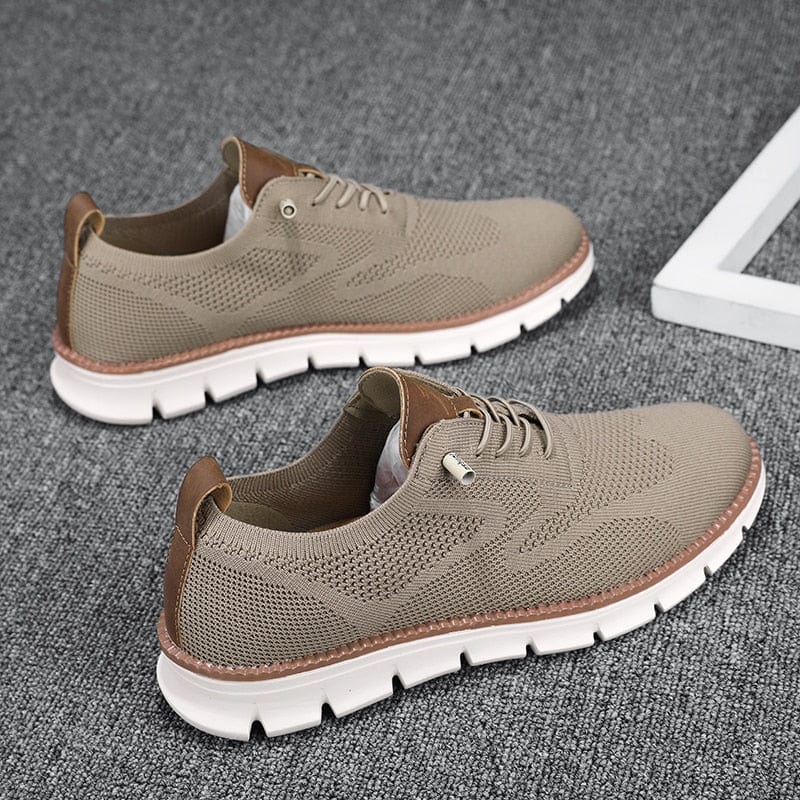 Orthopedische vrijetijdsschoenen voor heren, ademend mesh, dempende zool, elegant ontwerp in tijdloze stijl