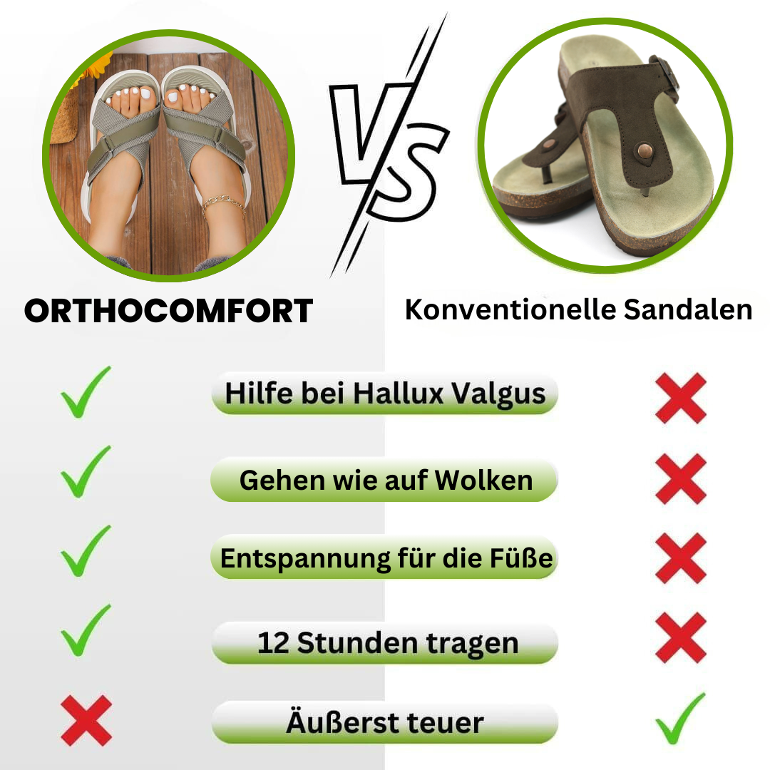 Orthopedische groene damessandalen met antislipzool en zacht materiaal voor verlichting van voetpijn.