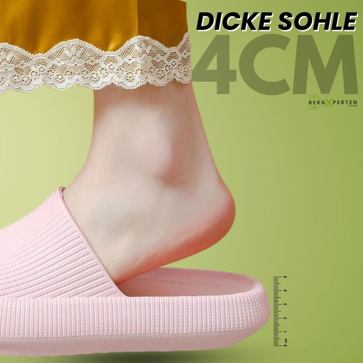 Orthopedische huisslippers met EVA-demping, antislipzool, verkrijgbaar in geel, groen, oranje, roze, zwart voor maximaal comfort.