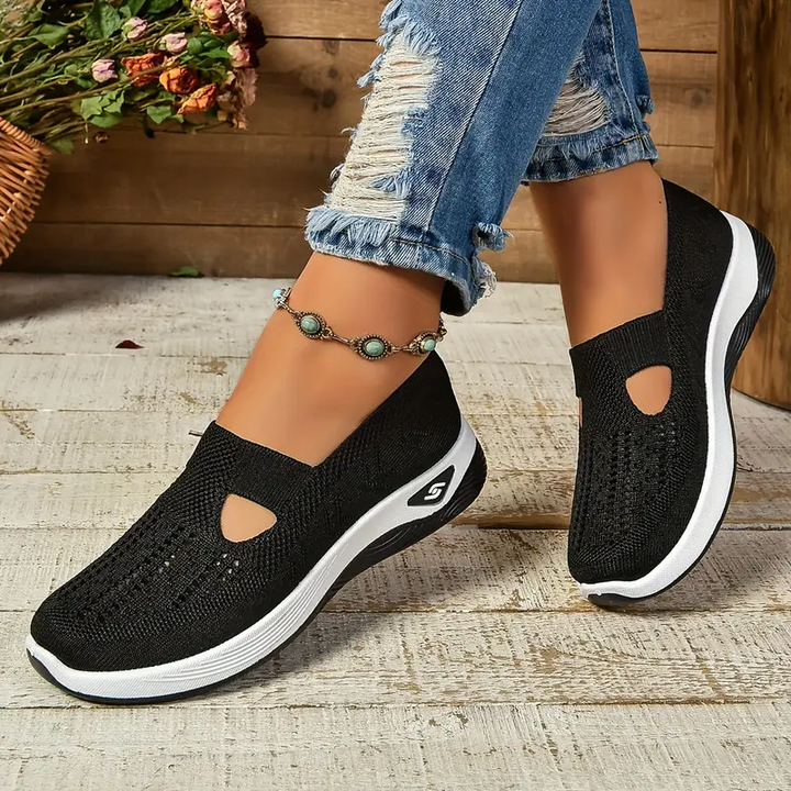 Orthopedische comfortschoenen voor dames, elegant ontwerp, zachte vulling, optimale ondersteuning, stijlvolle look.