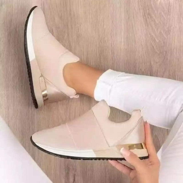 Dames orthopedische mesh sportschoenen, ademend ontwerp, antislip zolen, ergonomisch, zijaanzicht