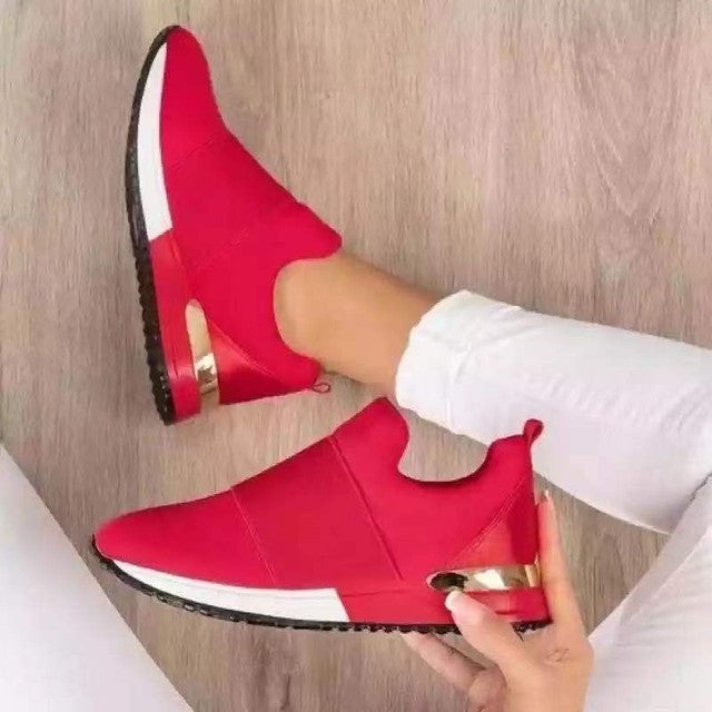 Dames orthopedische mesh sportschoenen, ademend ontwerp, antislip zolen, ergonomisch, zijaanzicht