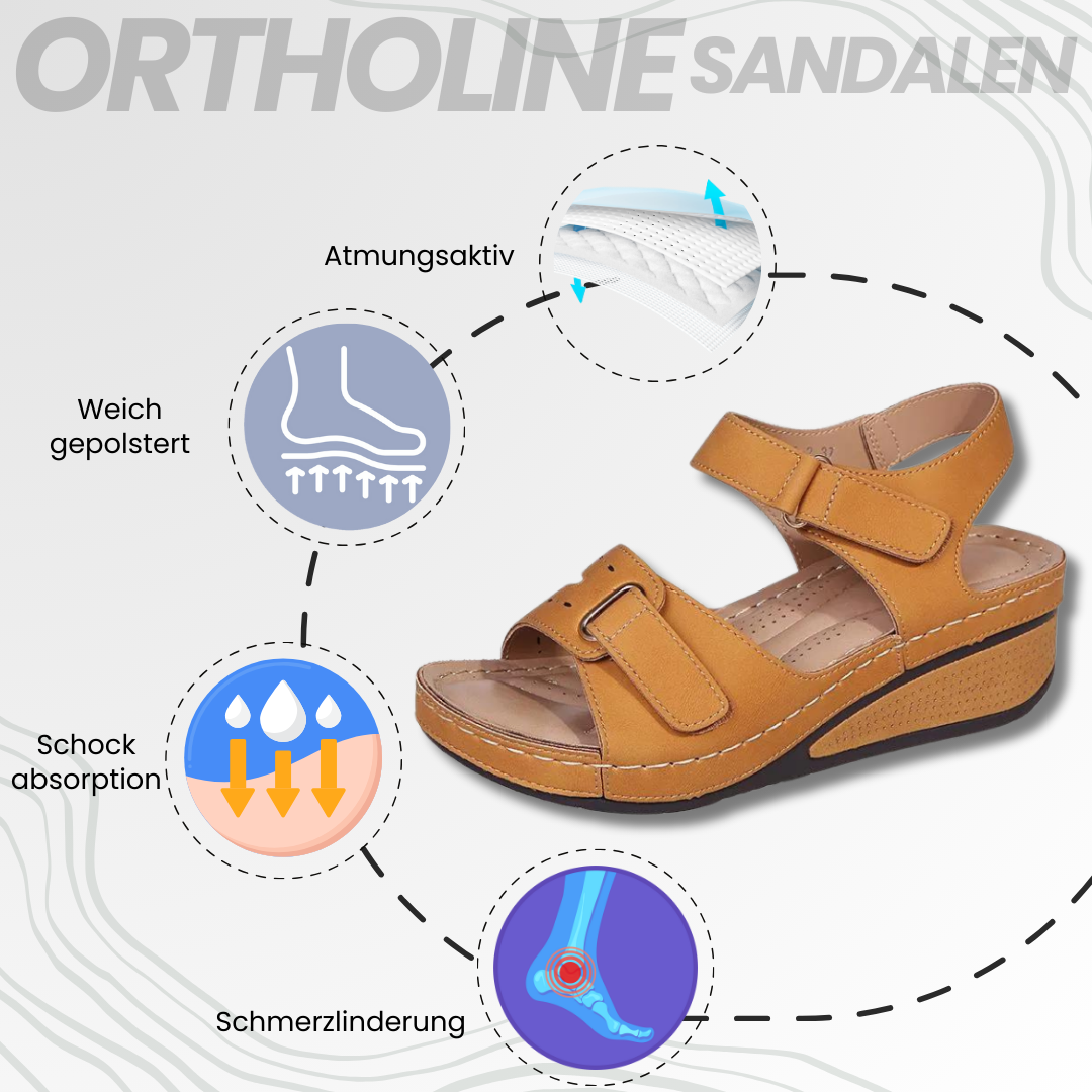 Orthopedische sandalen voor dames, antislip, comfortabel, in Beige, Kaki-Oranje, Rood, Zwart, maten 36-43.