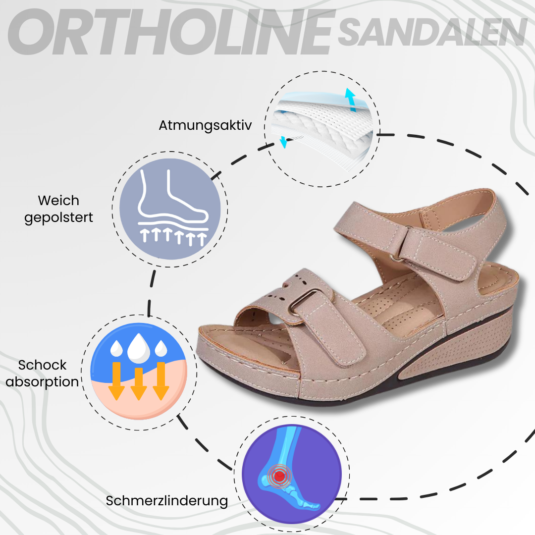 Orthopedische sandalen voor dames, antislip, comfortabel, in Beige, Kaki-Oranje, Rood, Zwart, maten 36-43.