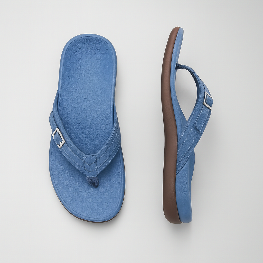 Orthopedische dames slippers met ultiem comfort en voetondersteuning voor gezonde voeten, ideaal voor de zomer.