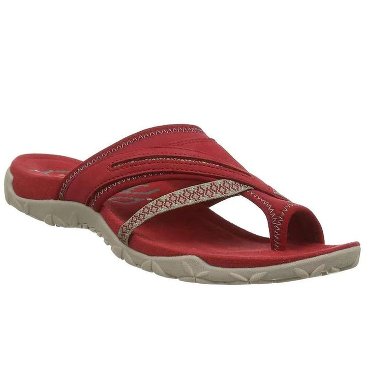 Zomerse dames slippers met orthopedisch comfort en optimale voetondersteuning voor dagelijks gebruik.