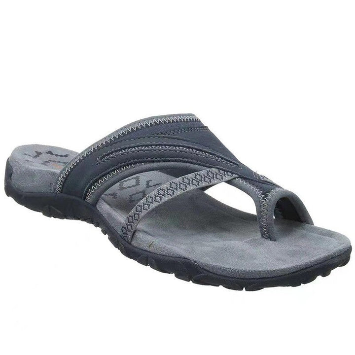 Verlichtende orthopedische slippers dames met superieur voetbed voor pijnvrije ondersteuning en comfort.