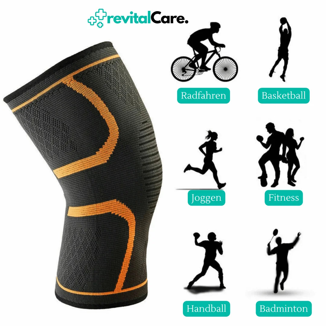 Medische FlexiKnee Pro kniebandage voor gerichte ondersteuning en verlichting van kniepijn.