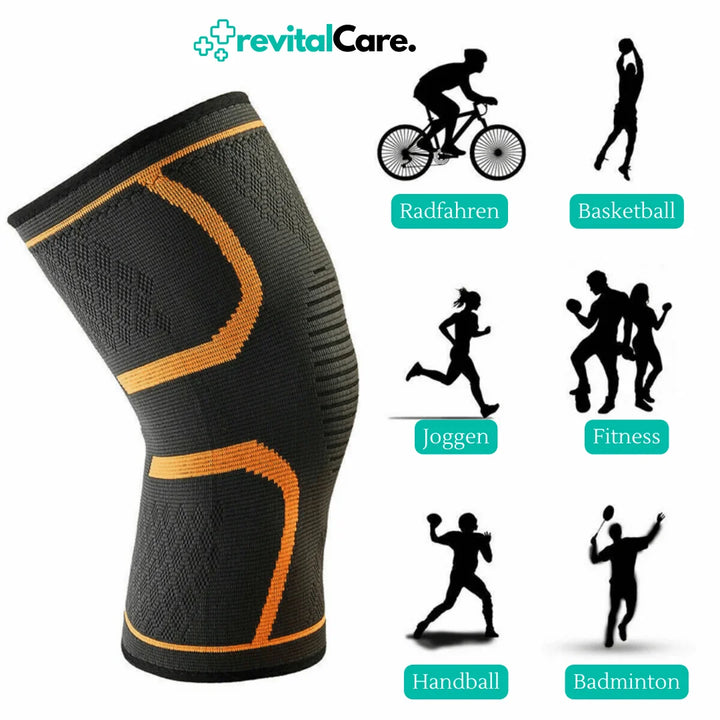 Medische FlexiKnee Pro kniebandage voor gerichte ondersteuning en verlichting van kniepijn.