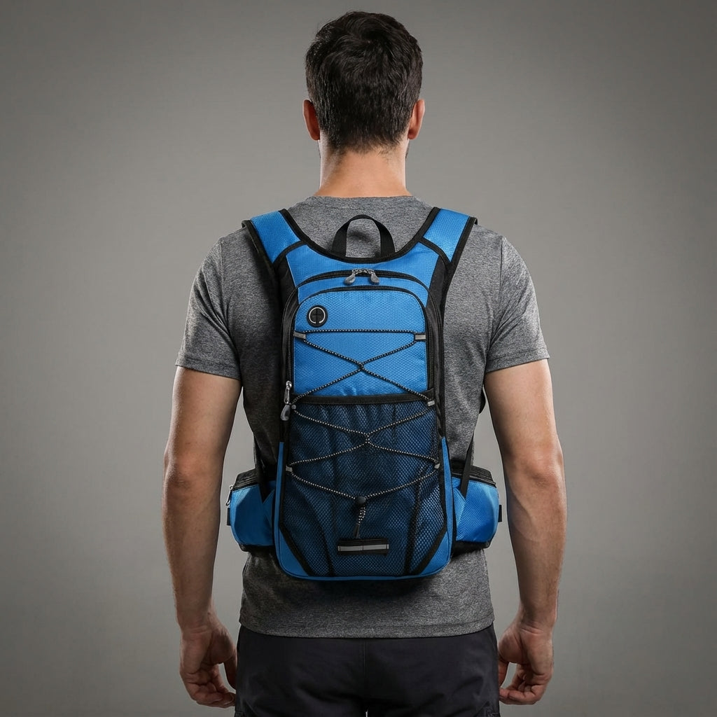 Pathcore dagrugzak met verstelbare ergonomische schouderbanden en ademend rugpand voor optimaal comfort.