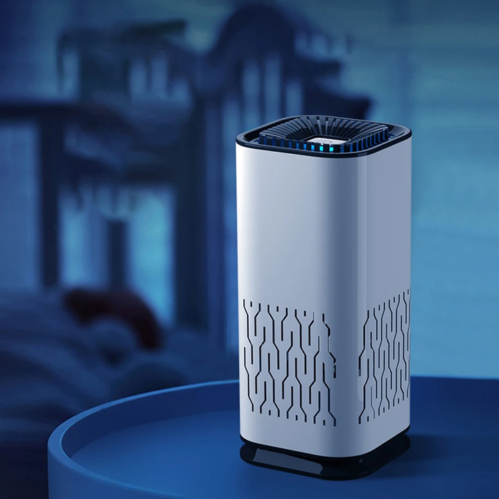 Detailopname van het geavanceerde HEPA filter in de PetPure luchtreiniger, essentieel voor schone lucht.