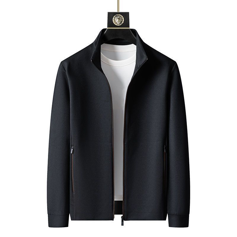 Heren premium trainingspak, sportief elegant, van flexibel Lycra, robuust, zwart met gedetailleerde naden