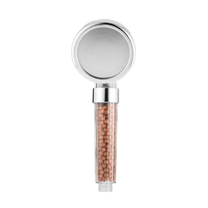 Premium douchekop met ionenfilter, waterbesparend, elegant design, verbeterde huidverzorging en hoge waterdruk.