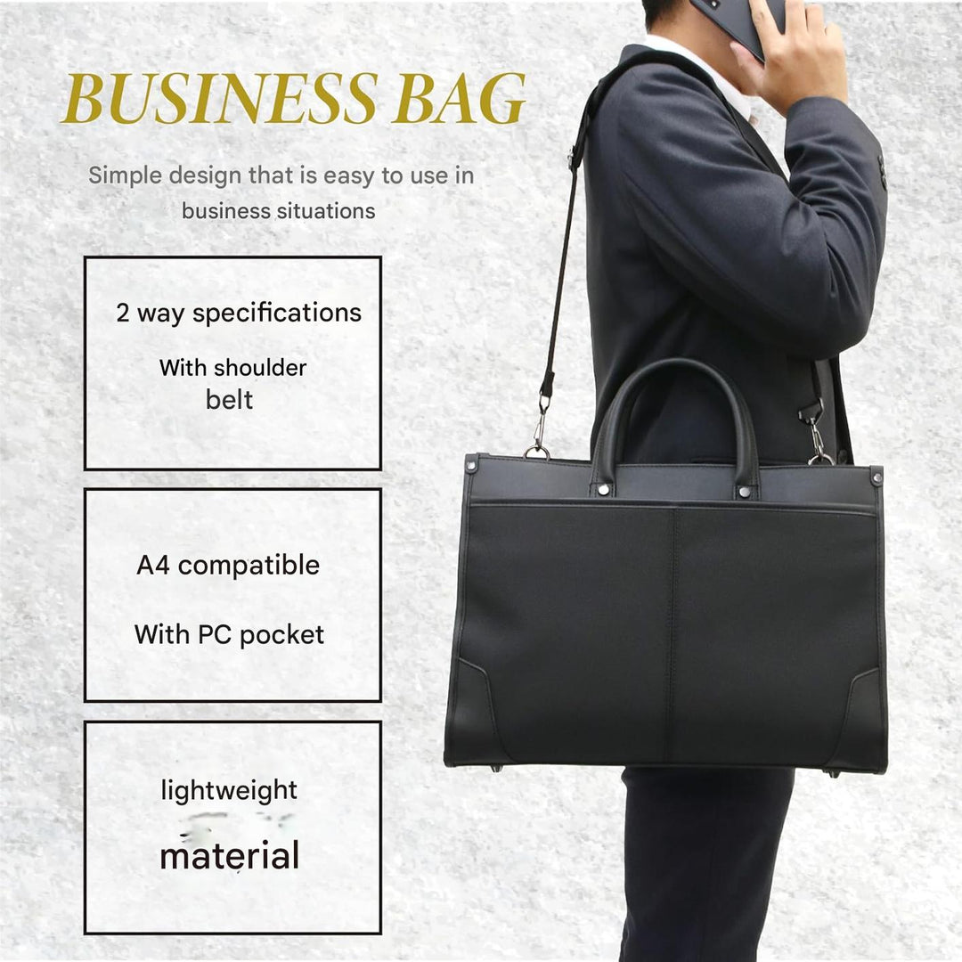 Veelzijdige heren businesstas, draagbaar als laptoptas of aktetas. Perfect voor professioneel gebruik en reizen.