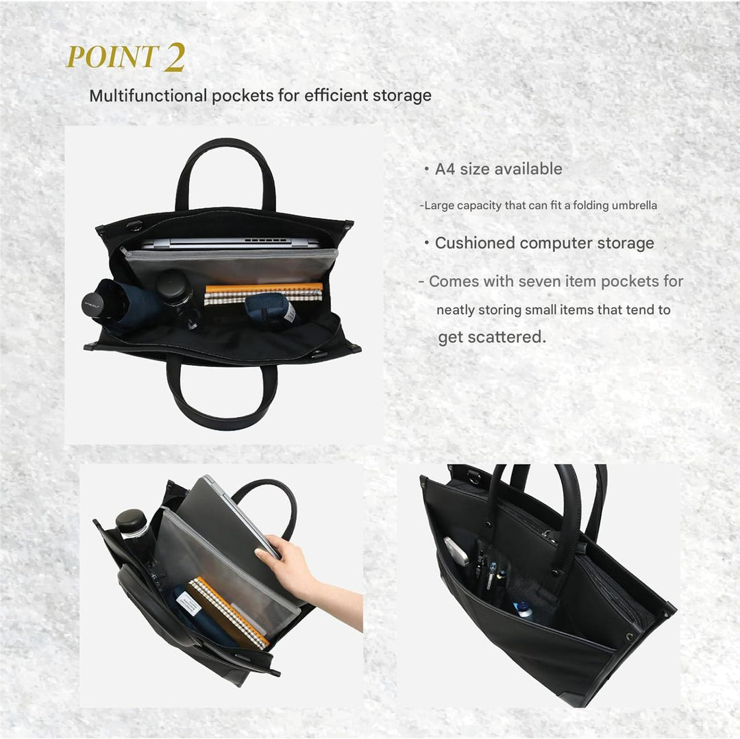 Stijlvolle heren laptoptas, professionele aktetas voor zakenmensen. Geschikt voor kantoor en zakelijke reizen.
